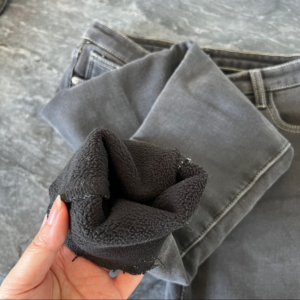 Winter thick layered jeans - Picture 3 of 5